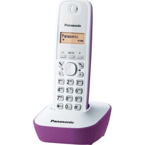 PANASONIC KX-TG1611GRF Ψηφιακό Ασύρματο Τηλέφωνο Μωβ 0002787