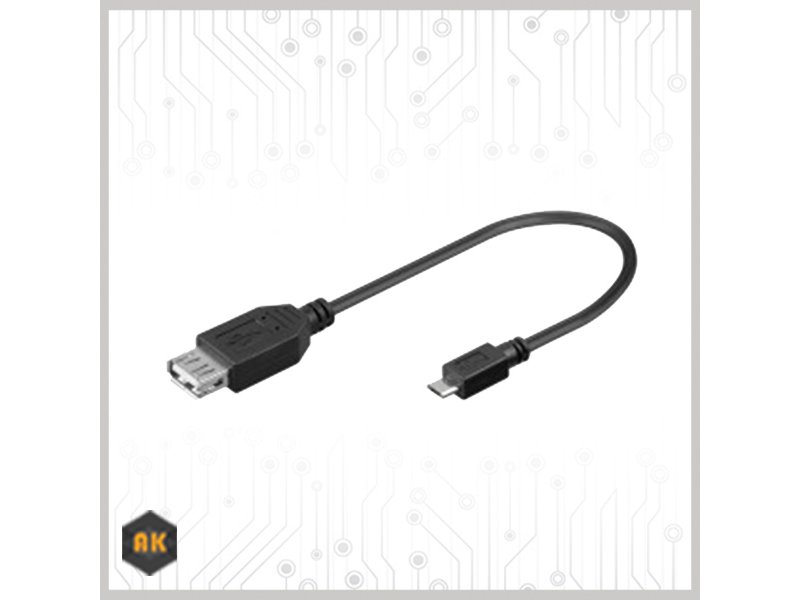 GOOBAY 95194 Καλώδιο OTG USB 2.0 θηλ - USB micro B 0004941