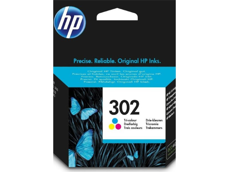 HP No302 F6U65AE Μελάνι Εκτυπωτή Colour 0009387