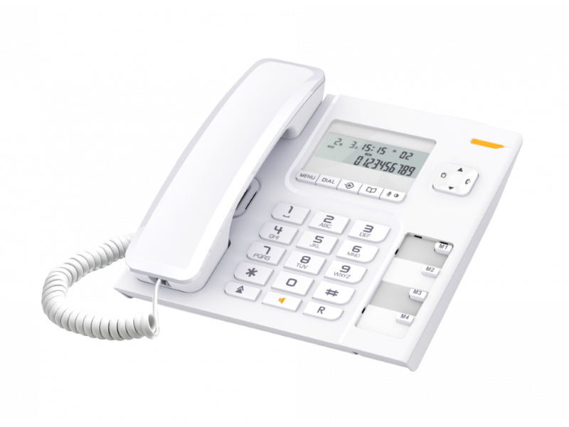 ALCATEL T56 Ενσύρματο Επιτραπέζιο Τηλέφωνο Λευκό 0011026