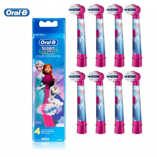ORAL-B STAGES EB10-8 FROZEN Ανταλλακτικά Οδοντόβουρτσας 8ΤΜΧ 0020825