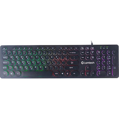 LAMTECH LAM021226 Wired GR Keyboard With Rainbow Backlight & Circle Keys 0022240