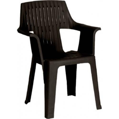 FYLLIANA Pasha 876-00-018 Καρέκλα Πλαστική Καφέ 64χ54χ83 0022799