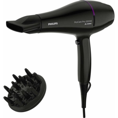 PHILIPS DryCare Pro BHD274/00  Σεσουάρ Μαλλιών 2200W με AC Μοτέρ Black 0022933