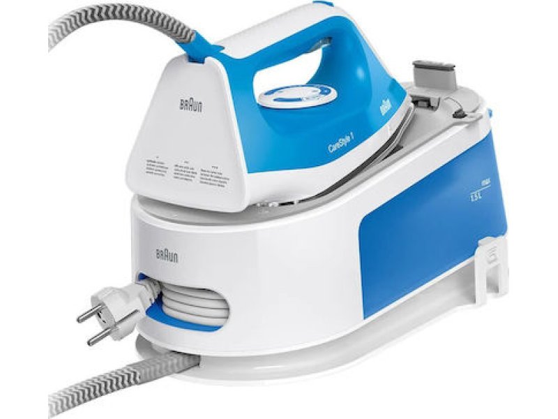 BRAUN IS1012BL Σύστημα Σιδερώματος 2400W 110gr/min 1500ml 5.5 bar Ατμού 340gr Βολή Ατμού 0025633