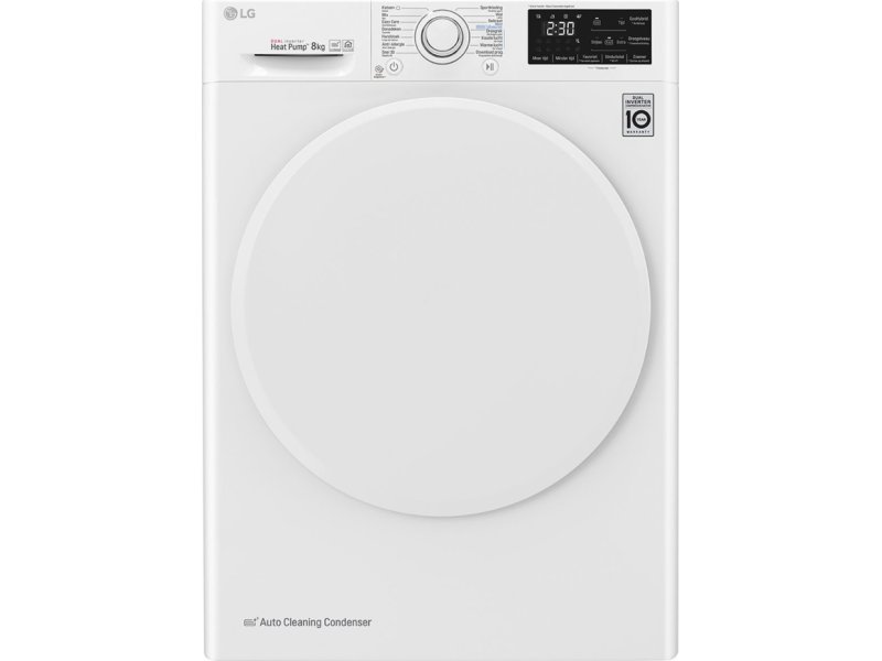 LG RC80U2AV0Q Στεγνωτήριο Ρούχων 8 KG Α+++ (Υ x Π x Β): 850 x 600 x 690 Λευκό 0025982