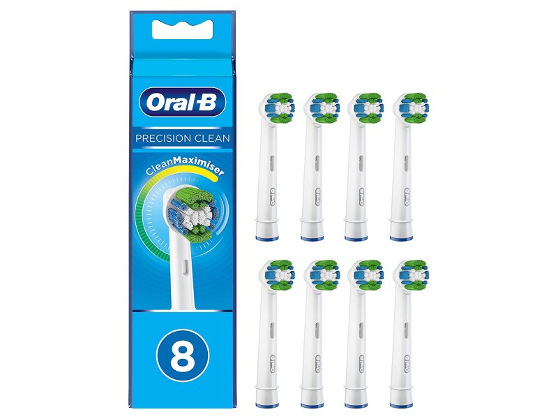 ORAL-B EB20RB-8 PRECISION CLEAN Ανταλλακτικά Οδοντόβουρτσας 8τμχ (91461509) 0026560