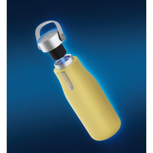 Philips AWP2788YL/10 Μπουκάλι Νερού Ενυδάτωσης απο Ανοξείδωτο Ατσάλι (GoZero) 590ml 0026621