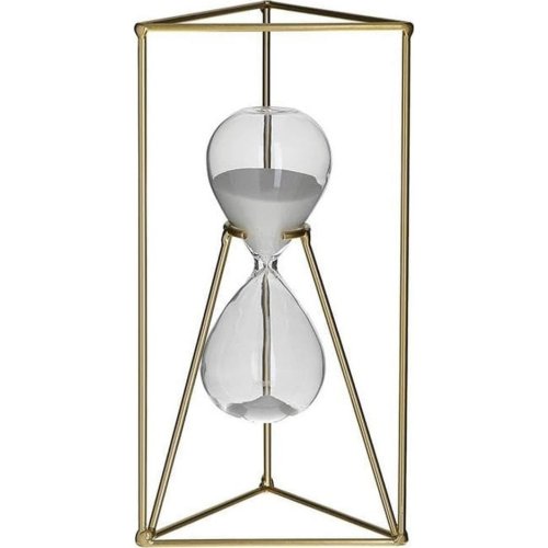 INART 3-70-874-0065 Κλεψύδρα Golden, White-Ivory 13x11x26 0026629