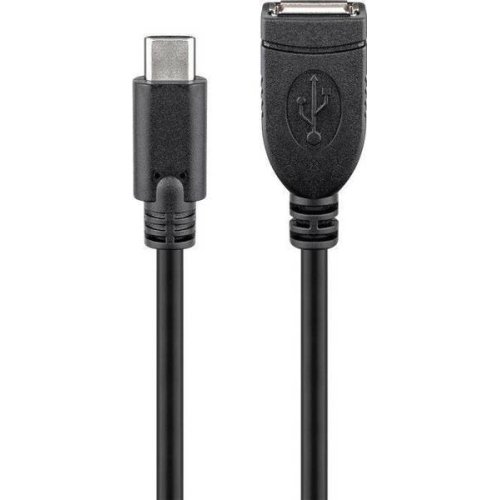 GOOBAY 55470 (ΑΟ-2153-63) Καλώδιο-Προέκταση USB Type-C αρσ. σε USB A θηλ. 0.20m 0026633