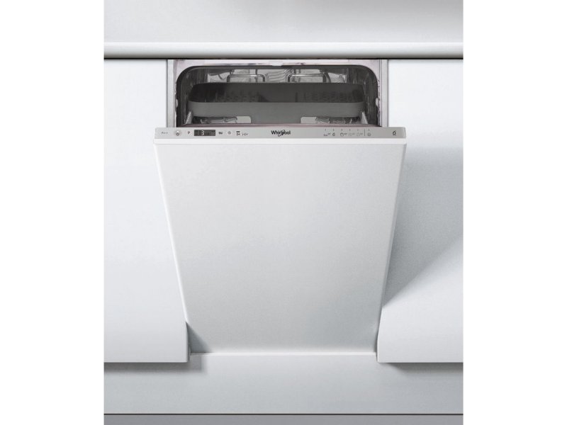 WHIRLPOOL WSIC 3M27 C Πλυντήριο Πιάτων Εντοιχιζόμενο -Ε- 10 Σερβίτσια Inox 45 cm Λευκό 0027604