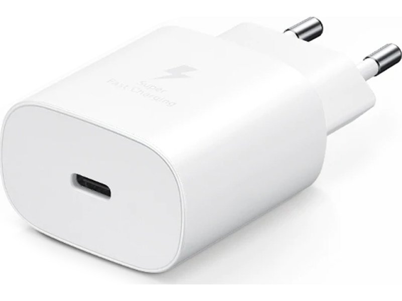 SAMSUNG EP-TA800NWEGEU WALL CHARGER USB-C 25W WHITE 0027824