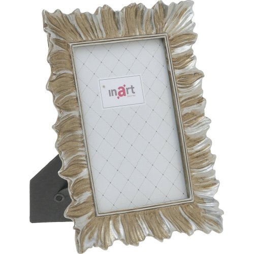 INART 3-30-634-0165  Κορνίζα Polyresin Ασημί/Χρυσή 10χ15 0027888