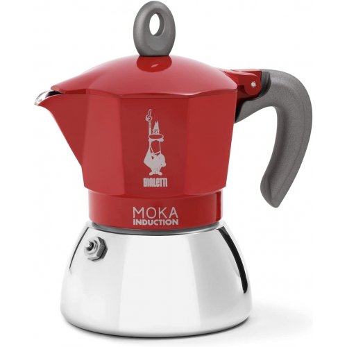 BIALETTI New Moka Induction Καφετιέρα Espresso 2 Μερίδων Κόκκινο (0006942) 0028529