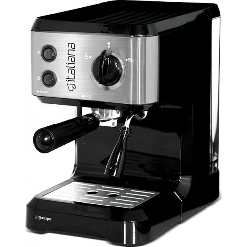 GRUPPE CM-4677 Italiana Καφετιέρα Espresso 20bar -1050 Watt Inox 0028748