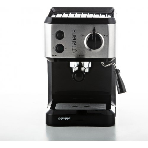 GRUPPE CM-4677 Italiana Καφετιέρα Espresso 20bar -1050 Watt Inox 0028748