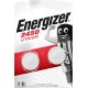 ENERGIZER CR2450 Μπαταρία λιθίου (κουμπί) Energizer CR2450, σε blister με 2 μπαταρίες 0029569