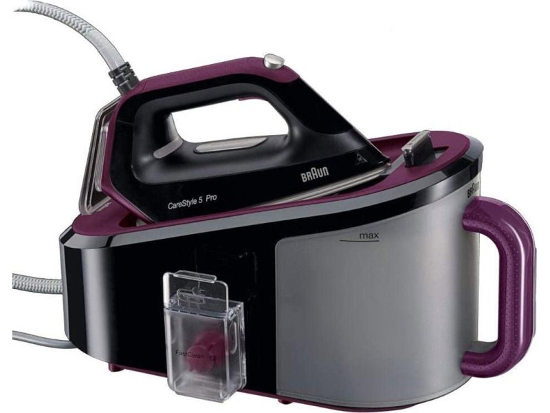 BRAUN IS5155BK Σύστημα Σιδερώματος 2400W 125gr/min 2000ml 7.5 bar Ατμού 480gr Βολή Ατμού 0029620