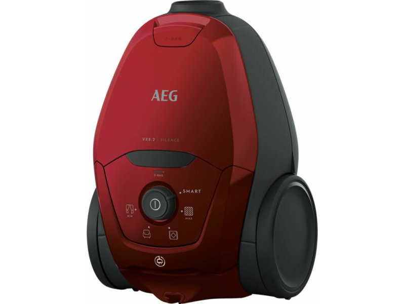 AEG VX82-1-2CR Ηλεκτρική Σκούπα 600W με Σακούλα 3.5lt Κόκκινο 0030047