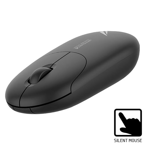 ALCATROZ AML6SBK AIRMOUSE L6 Επαναφορτιζόμενο, αθόρυβο ποντίκι ,Μαύρο 0030073