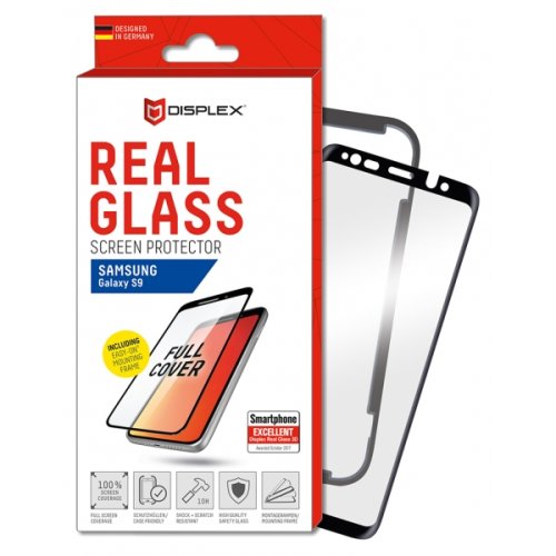 DISPLEX REAL GLASS SCREEN PROTECTOR  SAMSUNG S9 BLACK 0030920