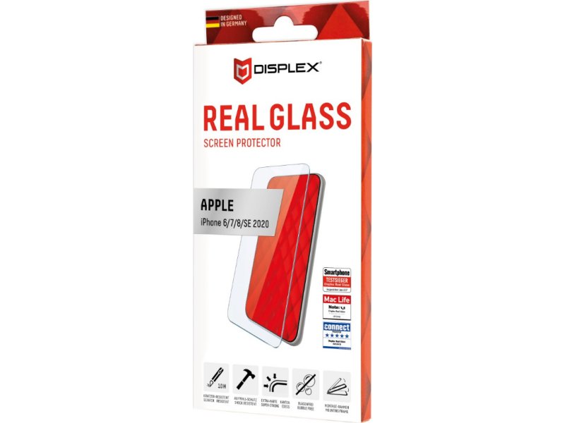 DISPLEX REAL GLASS 3D FULL GLUE IPHONE 6 PLUS / 7 PLUS / 8 PLUS BLACK 0030922