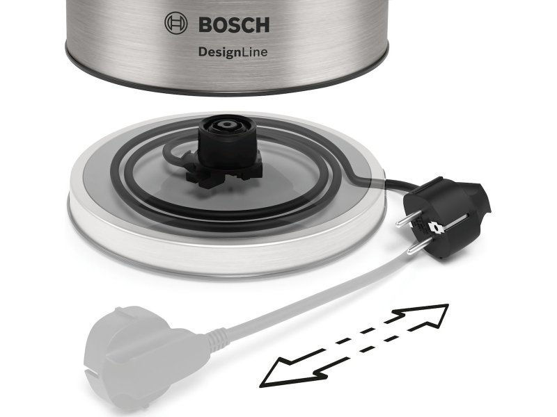 BOSCH TWK5P480 Βραστήρας 1.7lt 2400W Inox 0031386