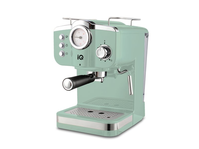 IQ CM-175 Μηχανή Espresso 1100W Πίεσης 20bar Πράσινη 0032228