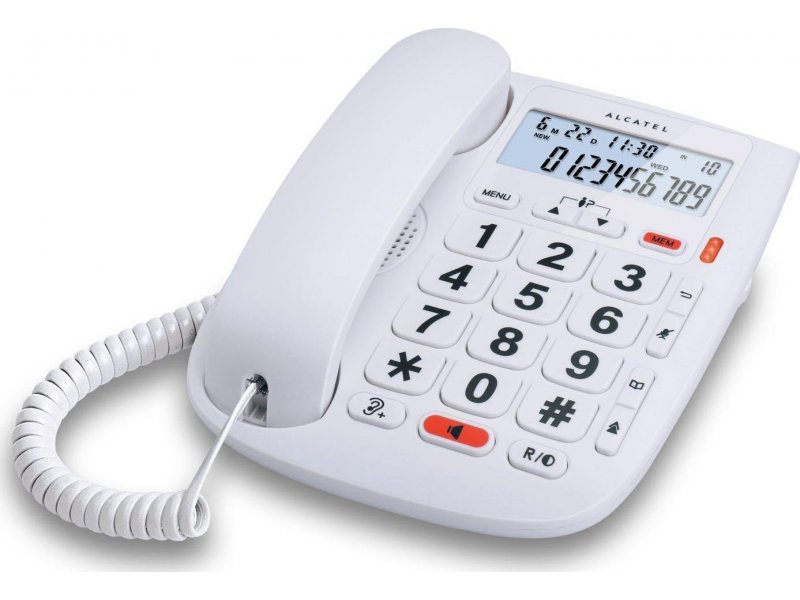 ALCATEL TMAX 20 Ενσύρματο Τηλέφωνο Λευκό 0032381
