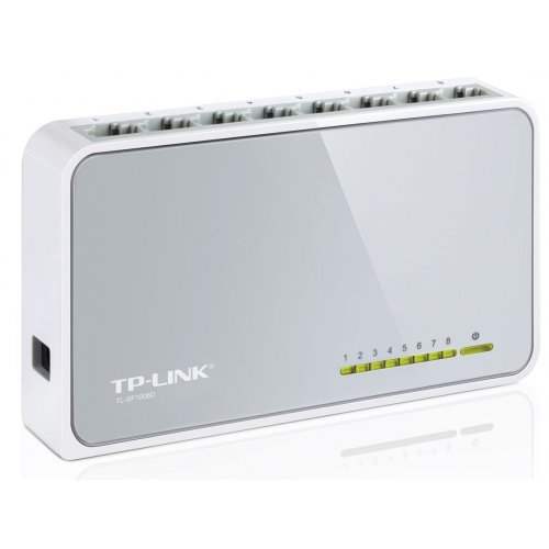 TP-LINK TL-SF1008D Desktop Switch 8-port 10/100Mbps, Ver. 8.2 0032877