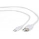 CABLEXPERT CC-USB2-AMLM-W-1M USB TO LIGHTNING SYNC AND CHARGING CABLE WHITE 1M 0032892