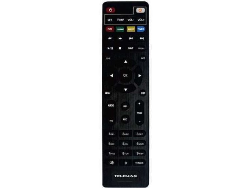 TELEMAX DVB-150 H.265/HEVC Ψηφιακός Δέκτης Mpeg-4 Full HD (1080p) με Λειτουργία PVR (Εγγραφή σε USB) Σύνδεσεις SCART / HDMI / USB 0033129