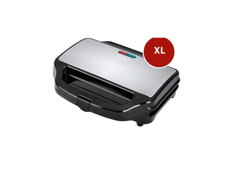 IDEAKITCHEN XL Deli-Press SLS-1026 Τοστιέρα για 2 Τοστ 900W Inox 0033130