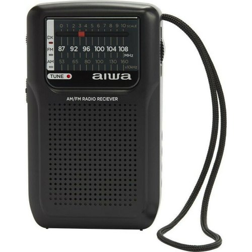 AIWA RS-33 Ραδιόφωνο τσέπης με Ακουστικά Μαύρο 0033267