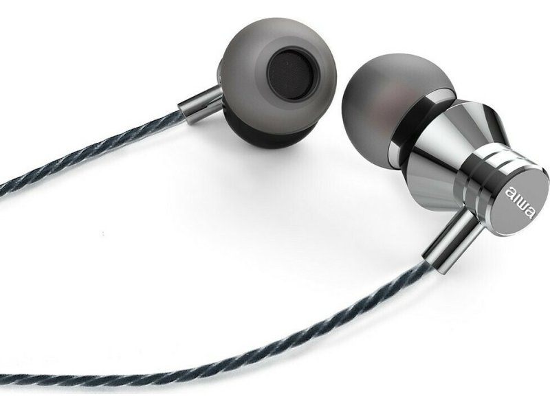 AIWA ESTM-50SL In-ear Handsfree με Βύσμα 3.5mm Silver 0033276