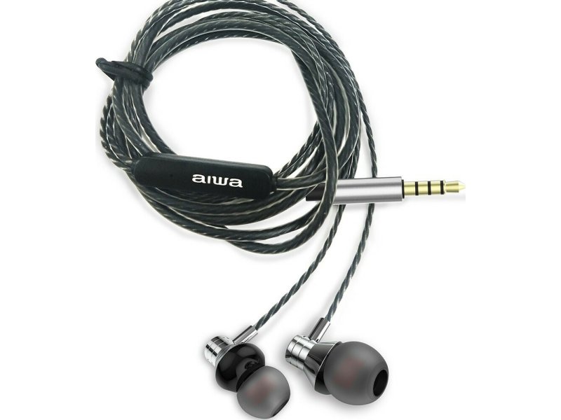 AIWA ESTM-50SL In-ear Handsfree με Βύσμα 3.5mm Silver 0033276