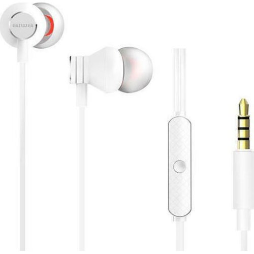 AIWA ESTM-50WT In-ear Handsfree με Βύσμα 3.5mm White 0033277