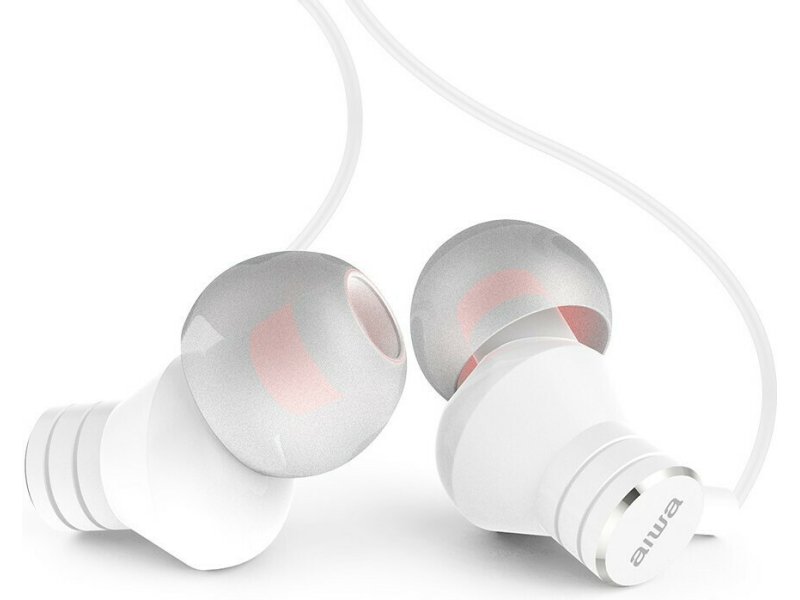 AIWA ESTM-50WT In-ear Handsfree με Βύσμα 3.5mm White 0033277