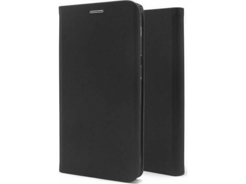 iNOS Curved S-Folio Book Δερματίνης Μαύρο (Galaxy A22 4G) 0033301