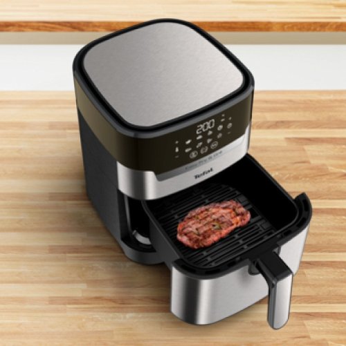 TEFAL Easy Fry & Grill Digit EY505 Φριτέζα Αέρος με Αποσπώμενο Κάδο 4.2lt Ασημί 0033314