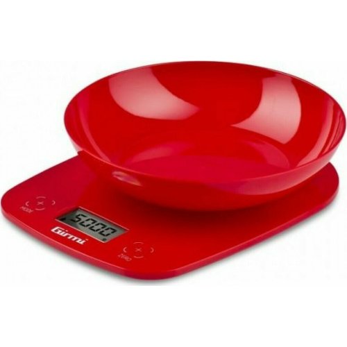 GIRMI PS01 Ψηφιακή Ζυγαριά Κουζίνας 1gr/5kg Red 0033499