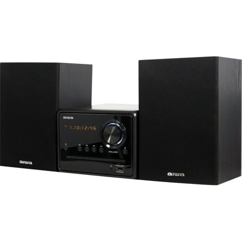 AIWA MSBTU-300 Ηχοσύστημα 2.0 20W με CD / Digital Media Player και Bluetooth Μαύρο 0033735