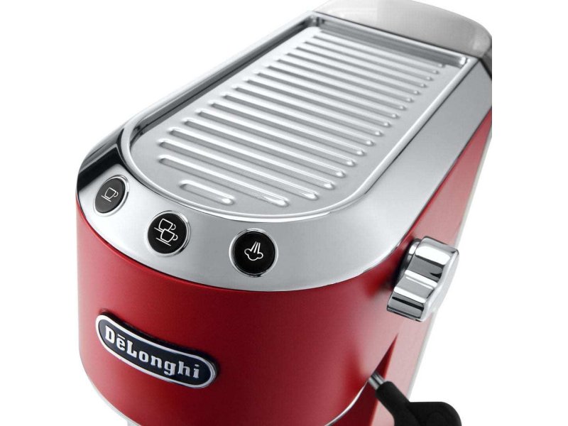 DELONGHI EC685.R Dedica Pump Red Μηχανή Espresso 1300W Πίεσης 15bar Κόκκινο 0033784