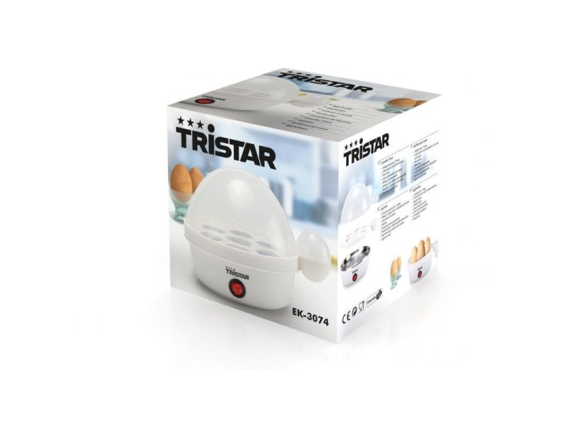 TRISTAR EK-3074 Βραστήρας Αυγών 7 Θέσεων 350W Λευκός 0034278