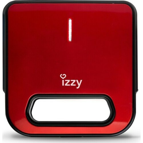 IZZY IZ-2009 Τοστιέρα για 2 Τοστ 800W Κόκκινη 0034417