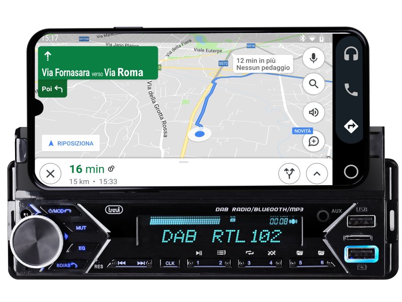 TREVI SCD-5753 DAB Smart Ράδιο/MP3/BT Αυτοκινήτου 0034717