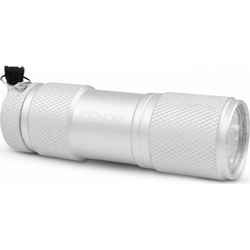 SONORA Silver Vertex 9 Φακός LED με Μέγιστη Φωτεινότητα 30lm 0034972