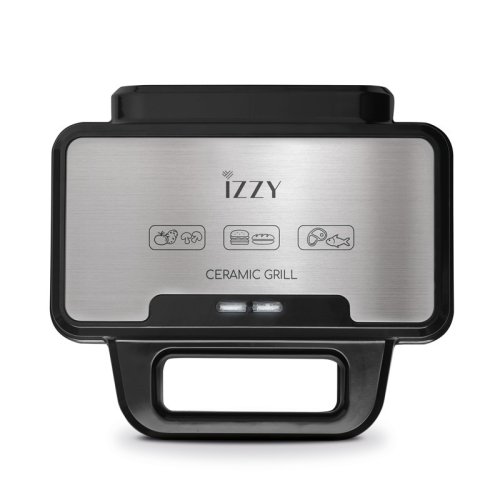 IZZY IZ-2018 Τοστιέρα  για 2 Τοστ 1000W Inox 0035206