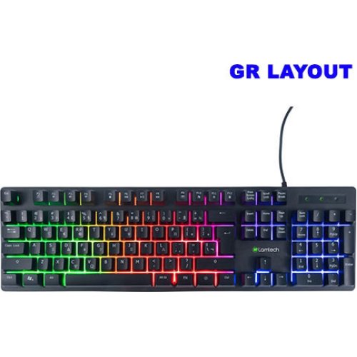 LAMTECH LAM021325 Gaming Πληκτρολόγιο με RGB φωτισμό (Ελληνικό) 0035255