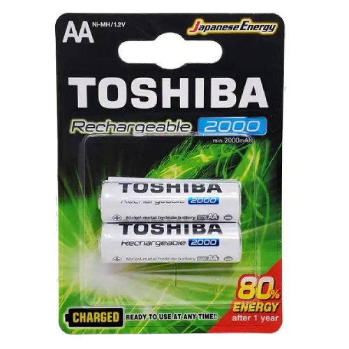 TOSHIBA TNH-6GME Επαναφορτιζόμενες Μπαταρίες AA Ni-MH 2000mAh 1.2V 2τμχ 0035510